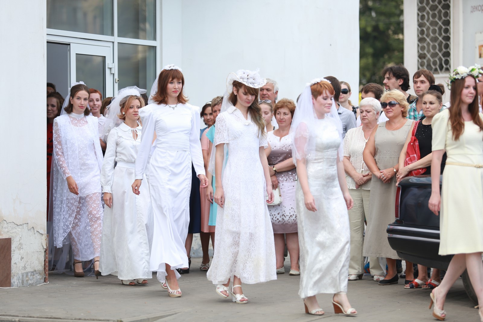 Свадебные платья советских времен